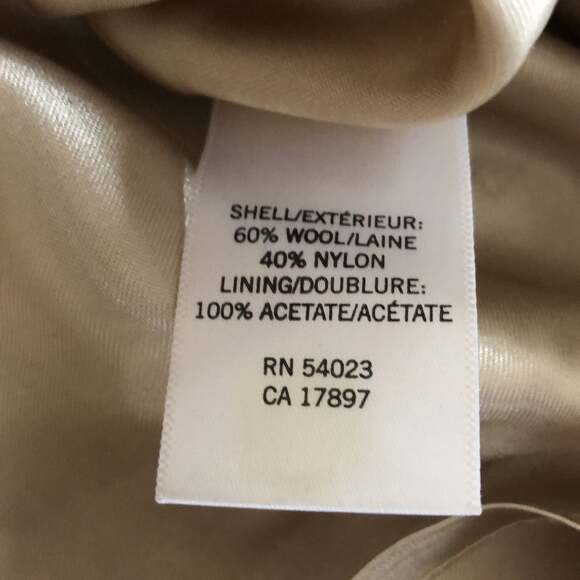 Banana Republic Tan plaid short skirt with pockets size 10 fall hoilday - Picture 10 of 10